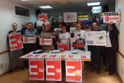 Los organizadores de la manifestación ofrecieron una rueda de prensa en Madrid-HDS