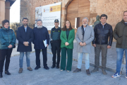 La delegada del Gobierno, Virginia Barcones, visita Berlanga. HDS