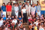 La reina Letizia asiste a la apertura del curso escolar en un colegio de Torrejoncillo (Cáceres).-EUROPA PRESS