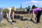 Excavaciones en el yacimiento de Numancia-A. M.