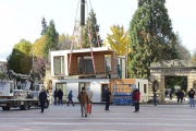 La 'casa del teatro' en Mariano Granados.-ÁLVARO MARTÍNEZ