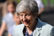 heresa May podría dimitir este viernes, según la prensa británica.-TOBY MELVILLE  (REUTERS)