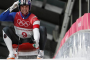 Un miembro del equipo estadounidense de luge, durante una prueba.-REUTERS / EDGAR SU