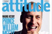 Guillermo, sonriente en la portada de la revista gay 'Attitude'.-