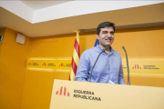 El portavoz de ERC, Sergi Sabrià.-EL PERIÓDICO