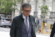 Jordi Pujol Ferrusola, el primogénito del expresidente catalán, a su salida de la Audiencia Nacional.-EFE