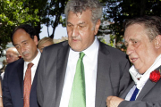 Jesús Posada, ayer, durante la celebración del Domingo de Calderas.-DIEGO MAYOR