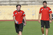 El técnico del Numancia, Juan Antonio Anquela. / DIEGO MAYOR-