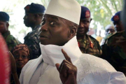 Yahya Jammeh, en el 2016, cuando aún era presidente de Gambia.-ARCHIVO