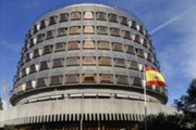 El edificio del Tribunal Constitucional, en Madrid, ayer.-AGUSTÍN CATALÁN