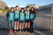 Algunos de los medallistas sorianos en Valladolid. HDS