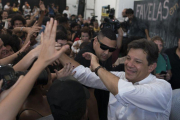 Fernando Haddad, candidato a la presidencia de Brasil por el partido de los trabajadores.-AP