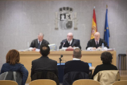 El tribunal ante Germán Cardona, conocido como el 'Madoff español'.-FERNANDO VILLAR / EFE