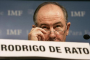 Rodrigo Rato, en el 2007, cuando aún era director del Fondo Monetario Internacional (FMI).-CHARLES DHARAPAK