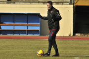 López Garai se mostró optimista respecto al futuro del equipo numantino.-Valentín Guisande