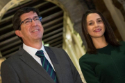 Inés Arrimadas y Juan Marín.-RAÚL CARO (EFE)
