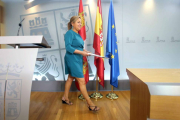 La vicepresidenta de la Junta de Castilla y León, Rosa Valdeón, comparece en rueda de prensa posterior al Consejo de Gobierno-Ical