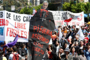 Manifestantes en la ciudad chilena de Valparaíso.-REUTERS / RODRIGO GARRIDO