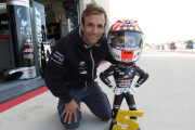 Zarco, con su nuevo casco, en Motegi en el 2015.-EMILIO PÉREZ DE ROZAS