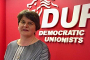 La líder del partido unionista norirlandés, Arlene Foster.-DAVID YOUNG