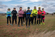 Grupo de ciclistas de Pedalovida que recorrerá el sábado la distancia hasta Burgos para reivindicar una sanidad pública digna