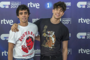 Javier Ambrossi y Javier Calvo, en la presentación de la nueva temporada de OT.-FERRAN SENDRA