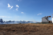 Imagen del incendio. GONZALO MONTESEGURO
