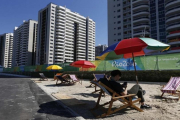 Una vista de la polémica Villa Olímpica de Río.-EFE / MARCELO SAYO