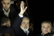 El líder de Hamás, Ismail Haniya, en Gaza.-MOHAMMED SABER