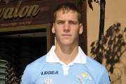 Víctor Bouza con la camiseta celeste del Río Duero. / Valentín Guisande-