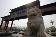 Una calle de la ciudad china de Xiongan.-REUTERS / JASON LEE
