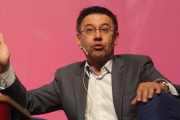 Josep Maria Bartomeu, en Sant Joan Despí-Foto: JM AROLAS