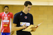 Moltó en un entrenamiento de esta pretemporada. / A. Martínez-