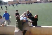 Una imagen de los incidentes.-