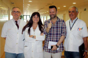 Reunión de trabajo del equipo multidisciplinar del Hospital  Trueta, evaluando y proponiendo un tratamiento tras extirpar con éxito un tumor de páncreas, pioneros en España.-Foto: ACN