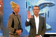Jorge Javier Vázquez y Belén Esteban en 'Sálvame deluxe' (T-5).-