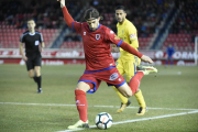 Mateu es uno de los jugadores del Numancia con más minutos de juego esta temporada.-Valentín Guisande