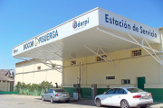 Instalaciones de la estación de servicio de la cooperativa Odarpi.-URCACYL