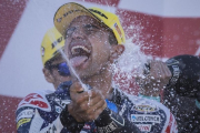 Jorge Martin celebra el primer triunfo mundialista-MIGUEL LORENZO
