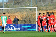 Imagen del partido de ayer del Numancia B.-DIEGO MAYOR