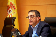 Pascual Aramburu, durante su intervención.-ICAL