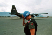 Imagen de archivo de un soldado de las Naciones Unidas en una misión de paz.-Foto: WIKIPEDIA