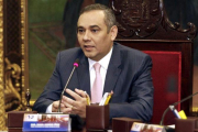 Maikel José Moreno Pérez, tras su acto de posesión en Caracas, el 24 de febrero.-EFE / TSJV