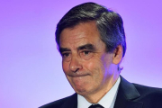 François Fillon en un mitin de campaña este jueves en la ciudad de Nimes.-PASCAL GUYOT