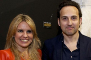 Carmen Porter e Iker Jiménez, en la inauguración de la exposición de 'Cuarto milenio' en Madrid, en abril del 2015.-JUAN NAHARRO GIMÉNEZ