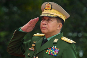 General Aung Min Hlaing.-AFP
