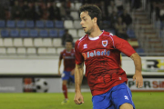 Pedro Martín no acabó el entrenamiento de ayer. / Diego Mayor-