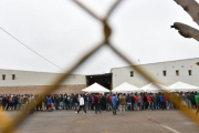 Miles de migrantes centroamericanos han llegado a la frontera de México con los EEUU.-EFE