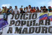 Protestas en Venezuela contra Nicolás Maduro-EFE/Cristian Hernández