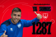 Carrillo en una imagen del Numancia para promocionar la campaña de abonados.